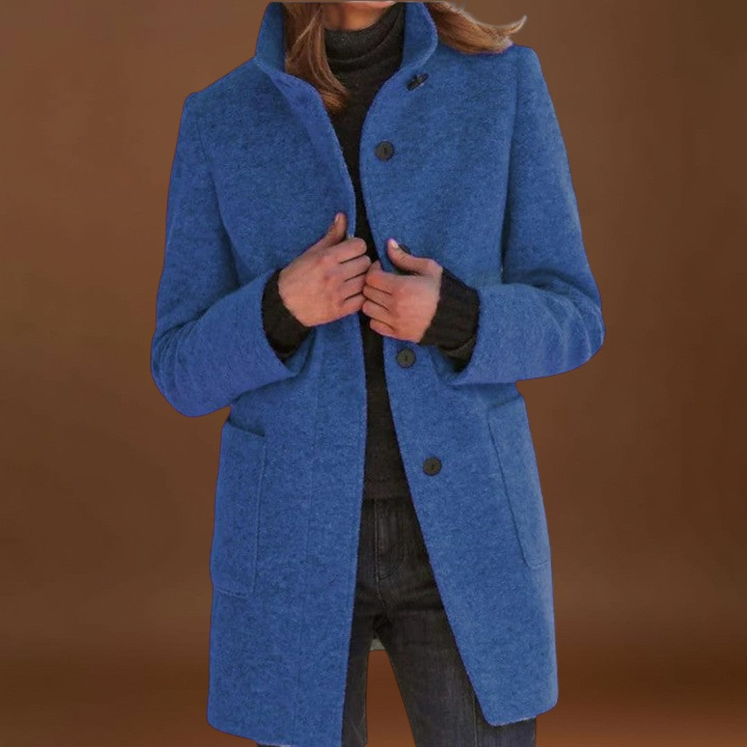 Kornélia  - Klasszikus gyapjúkeverék kabát