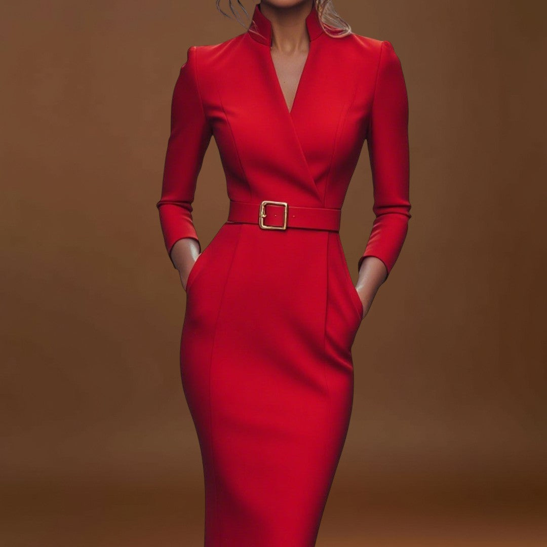 Frida - Elegáns Ruha Övvel