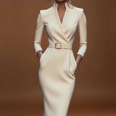 Mária - Elegáns Ruha Övvel