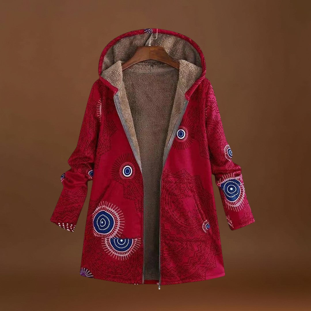 Loretta - Meleg és puha kapucnis kabát