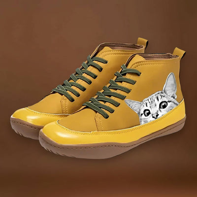 Edina - Bőr csizmák macskák szerelmeseinek