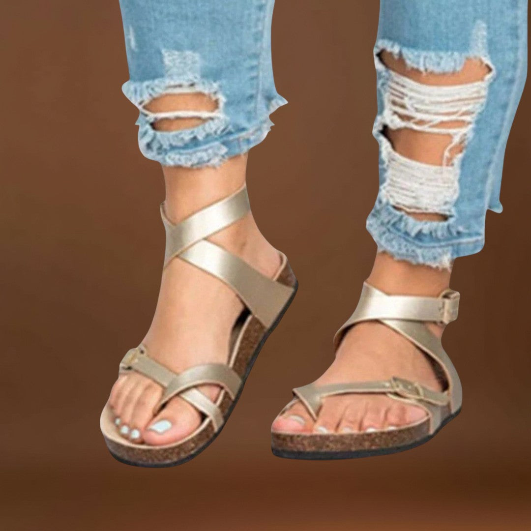 Hessa – Bőr Szandálok