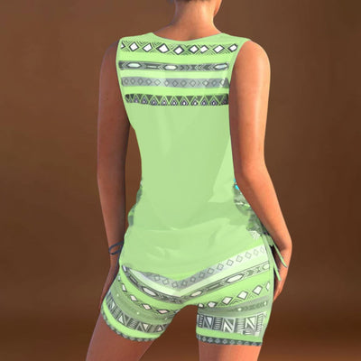 Petra - Geometrikus mintás tankini