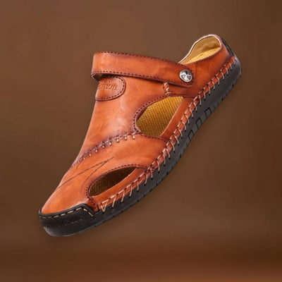 Dóka - Férfi bőr szandál