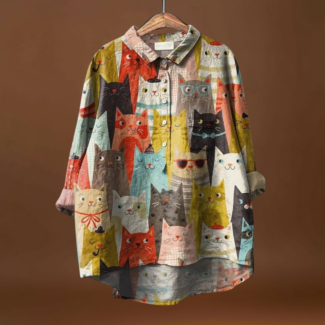 Amina - Női mintás ing