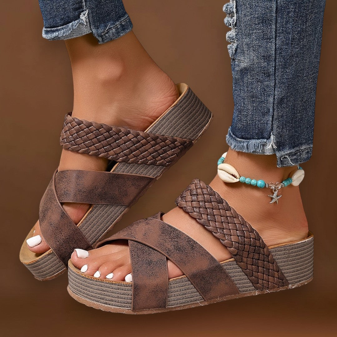 Jadviga-Róza - Bőr ortopéd szandál