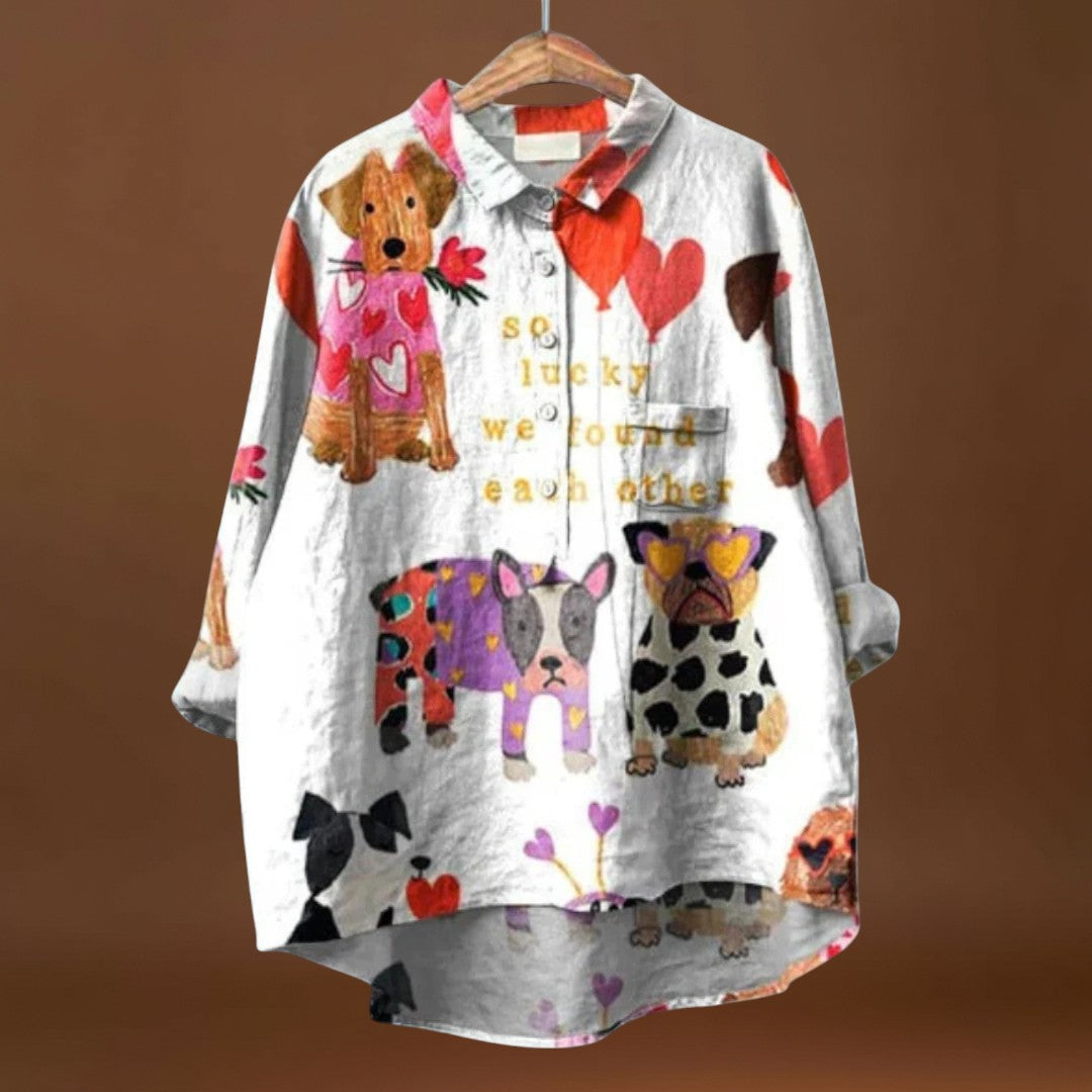 Amina - Női mintás ing