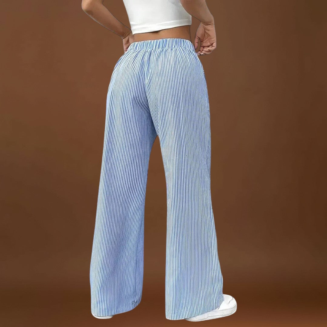 Emina - Elegáns részletekkel rendelkező kényelmes, bő nadrág