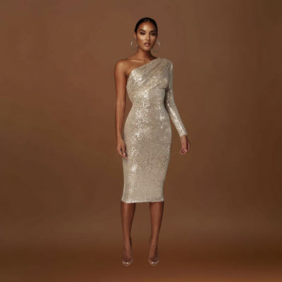 Amira - Estélyi Ruha Keresztbe Nyitott Dekorral