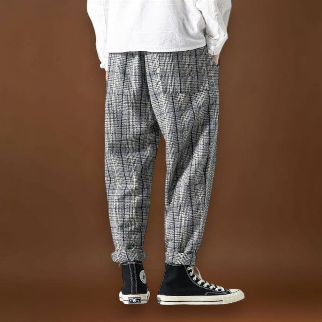 Cibor - Kényelmes pamut nadrágok Barna