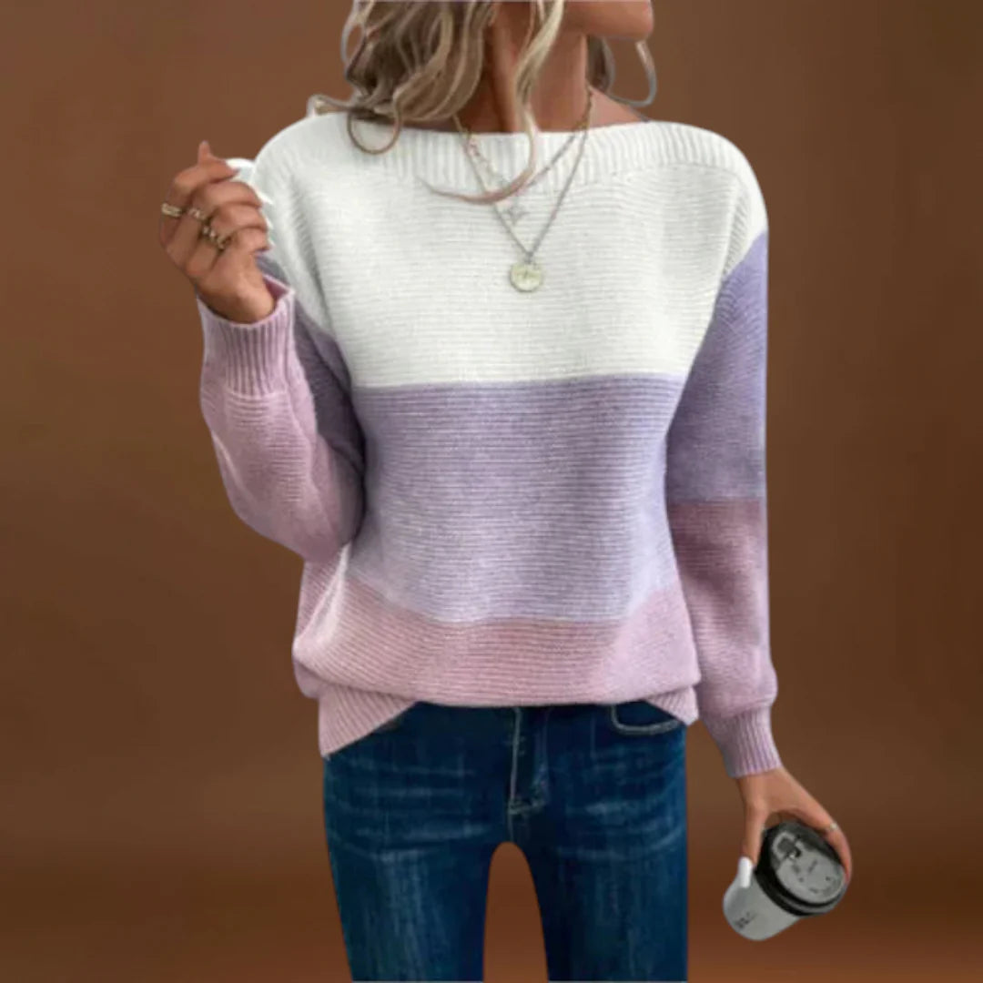 Amira - Trikolór Pulóver