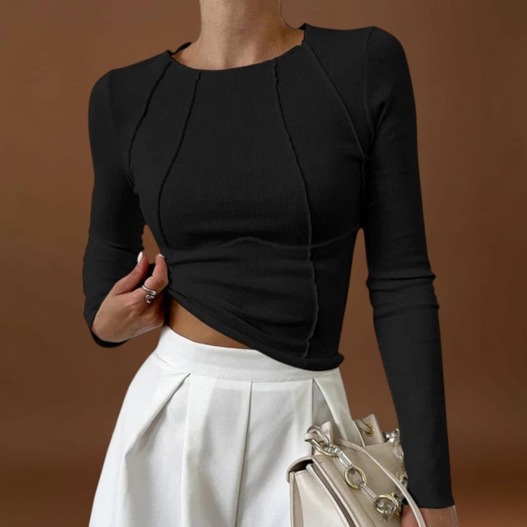 Mirka - Kényelmes hosszú ujjú top