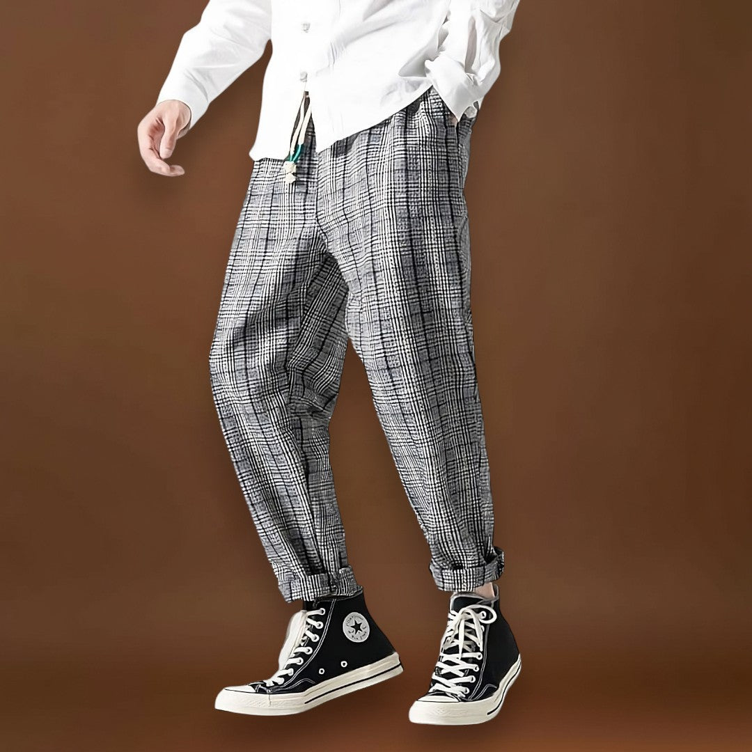 Cibor - Kényelmes pamut nadrágok Barna