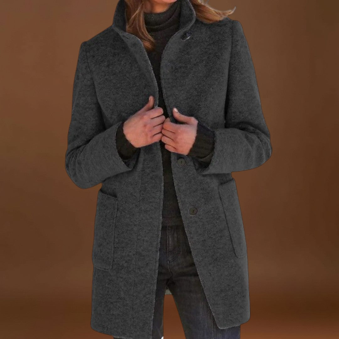 Kornélia  - Klasszikus gyapjúkeverék kabát