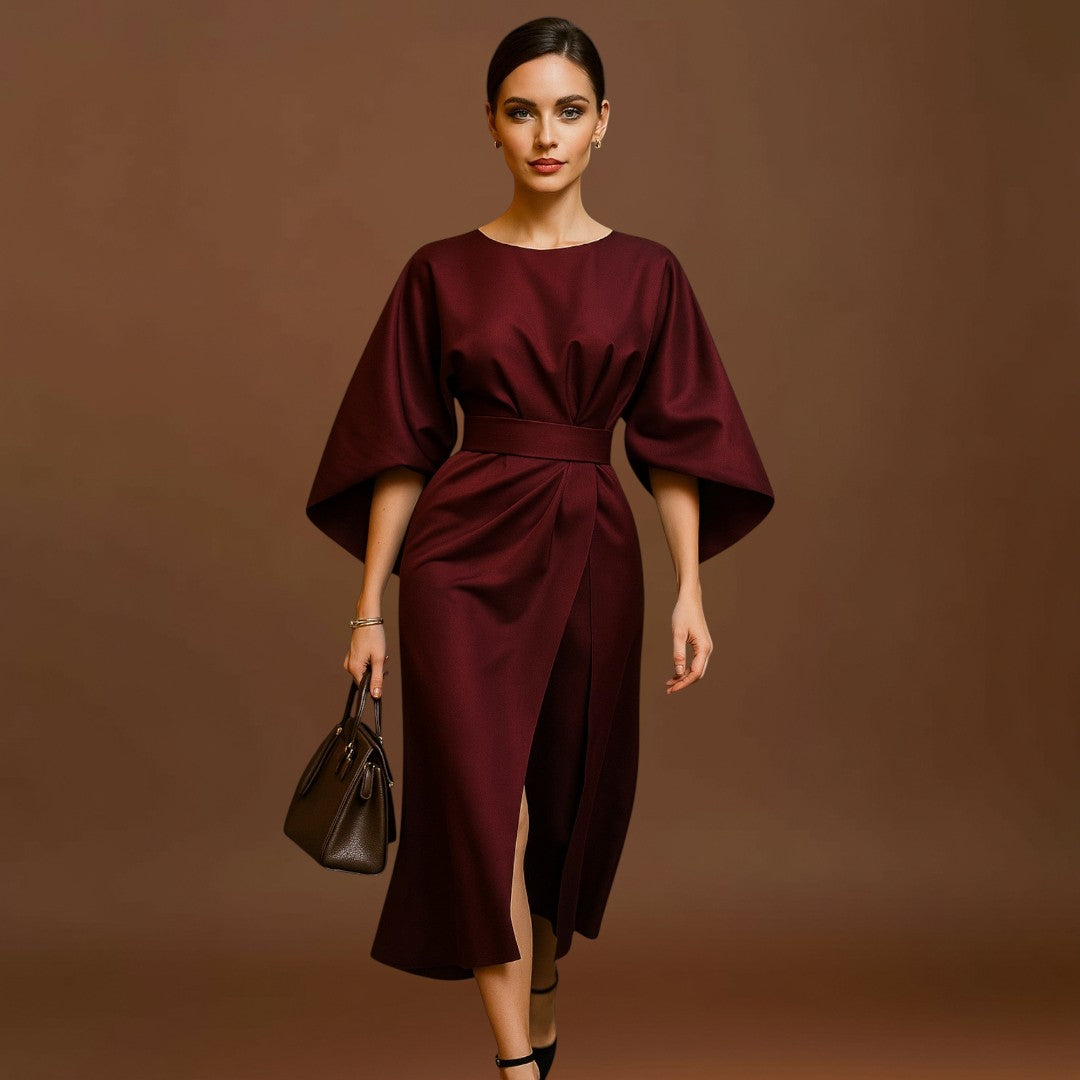 Izabella - Elegáns ruha hosszú ujjakkal