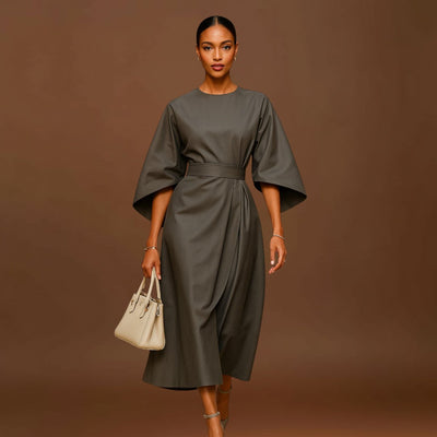 Izabella - Elegáns ruha hosszú ujjakkal