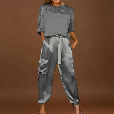 Dalida - 2 Részes Selyem Szett