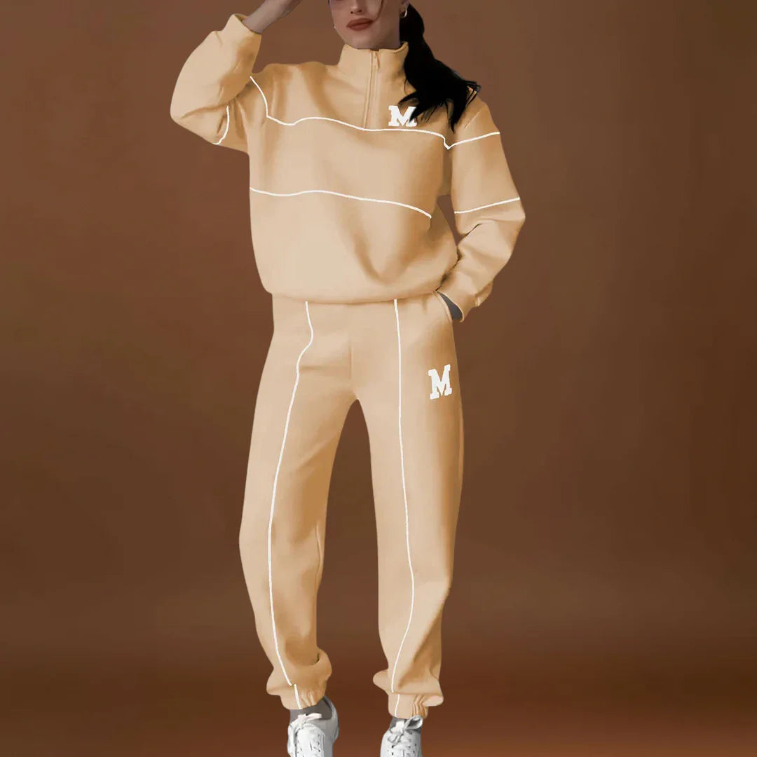 Ellinor - Kényelmes pulóver és nadrág szett