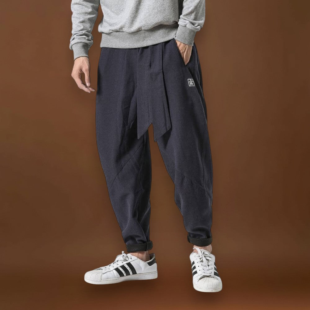 Erkel - Vastag téli nadrág terrakotta színben