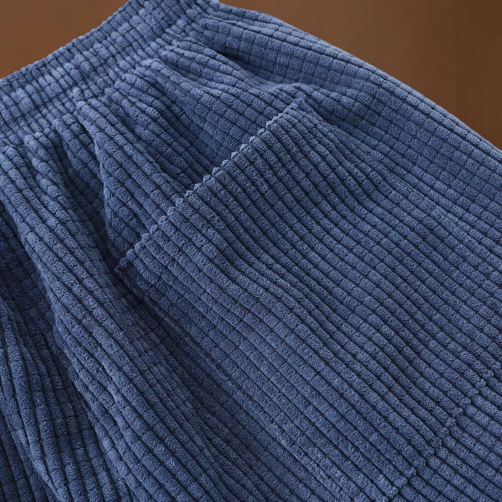 Filkor - Csíkos bársonynadrág Kék