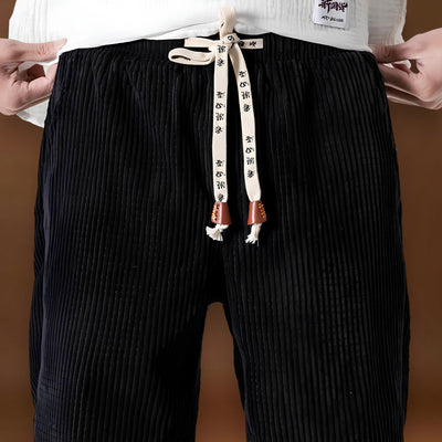 Filkor - Csíkos bársonynadrág Kék