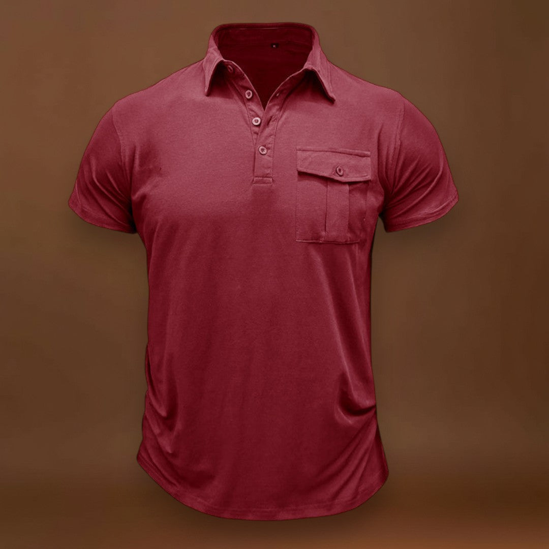 Lázár -Zsebes pamut póló