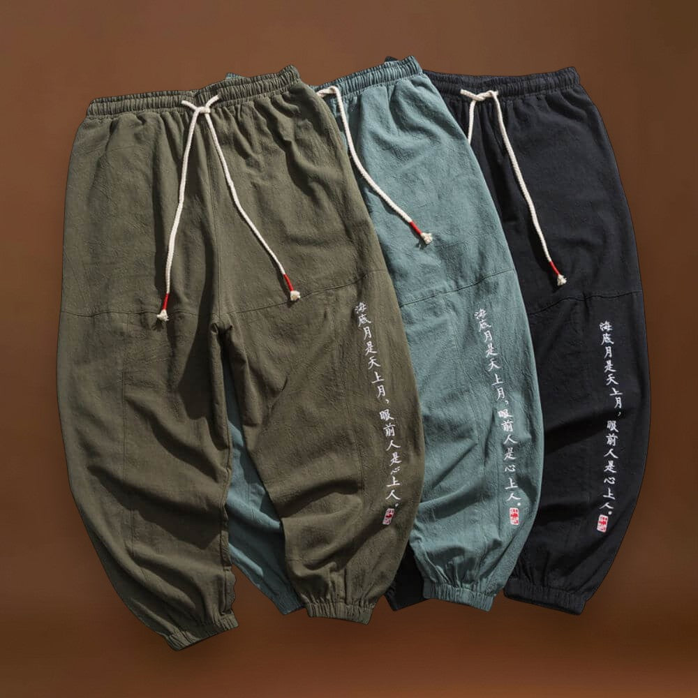 Csanádi - Kényelmes japán nadrág Fekete