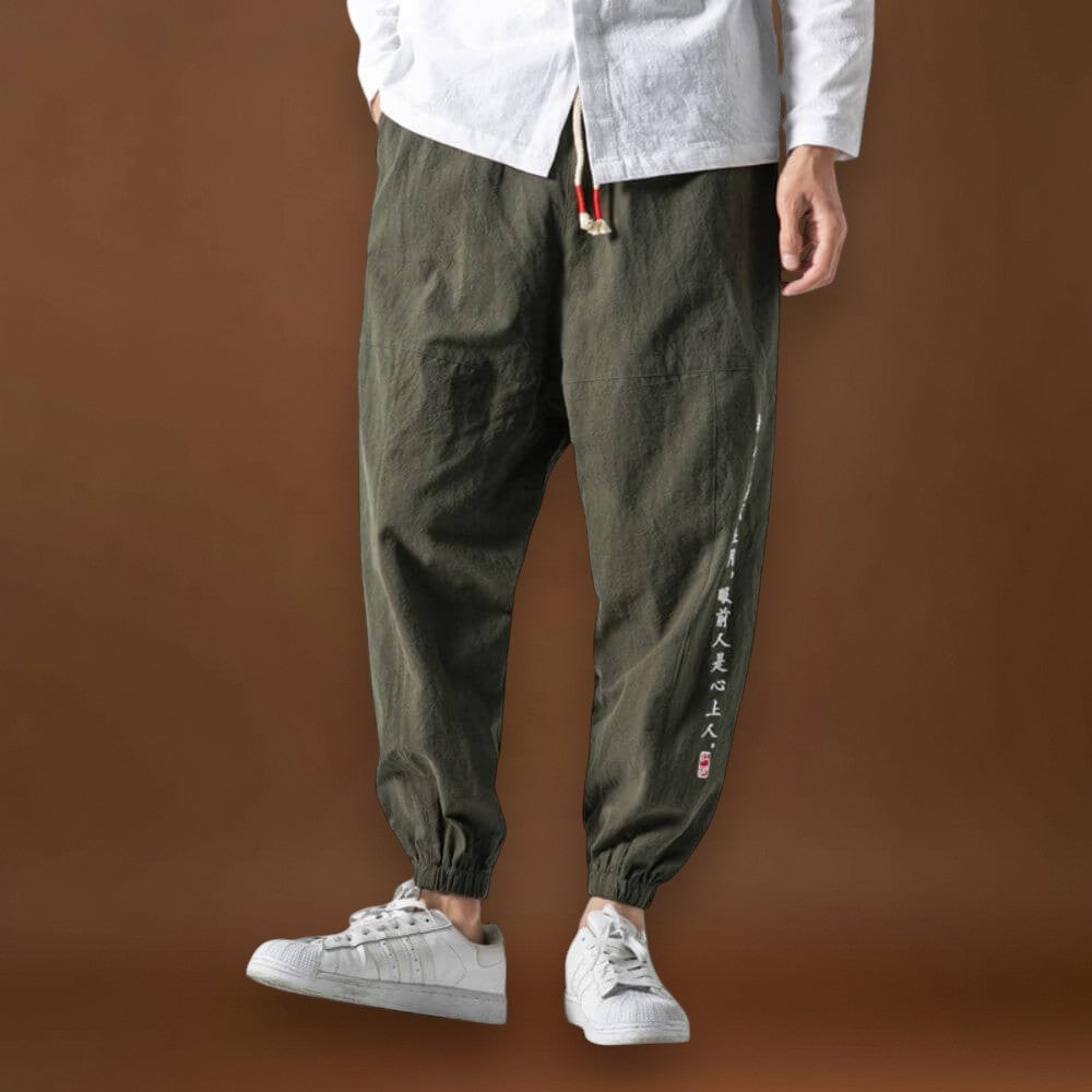 Csanádi - Kényelmes japán nadrág Fekete