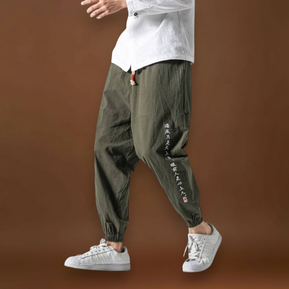 Dori - Szürke és kényelmes japán nadrágok