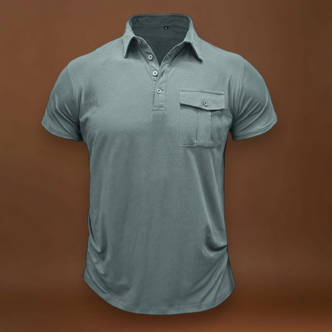 Lázár -Zsebes pamut póló