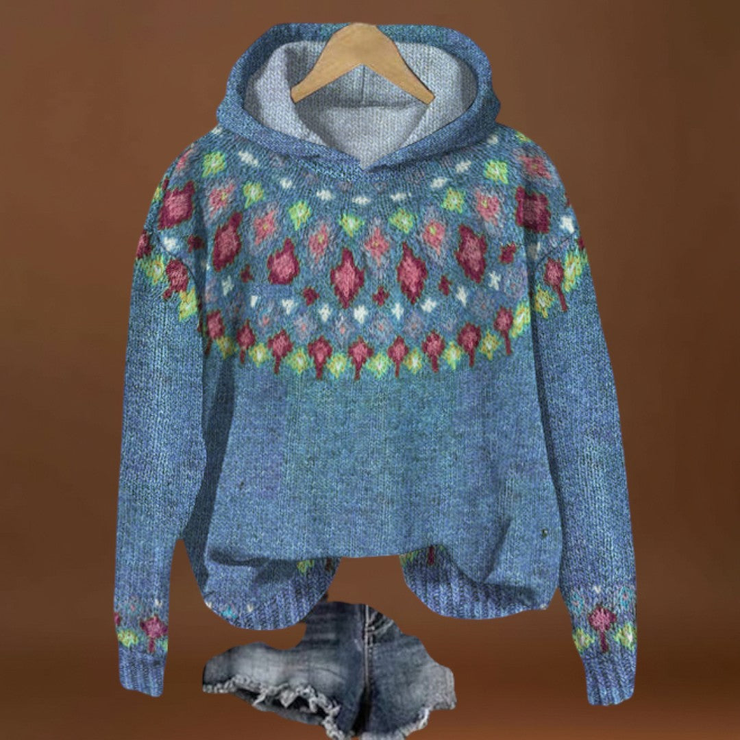 Fáni - Kényelmes Kapucnis Pulóver