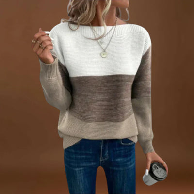 Amira - Trikolór Pulóver