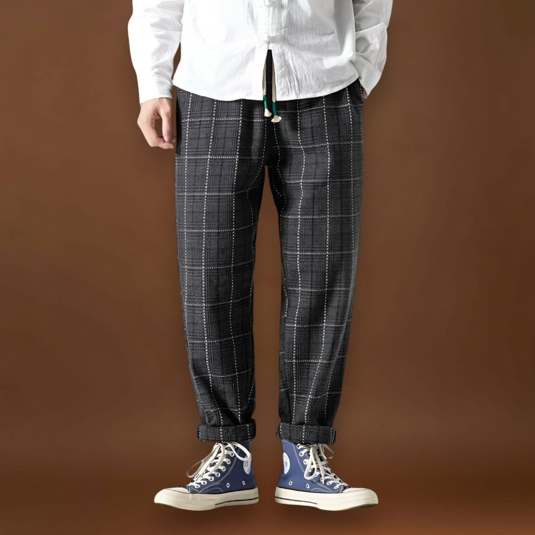 Cibor - Kényelmes pamut nadrágok Barna