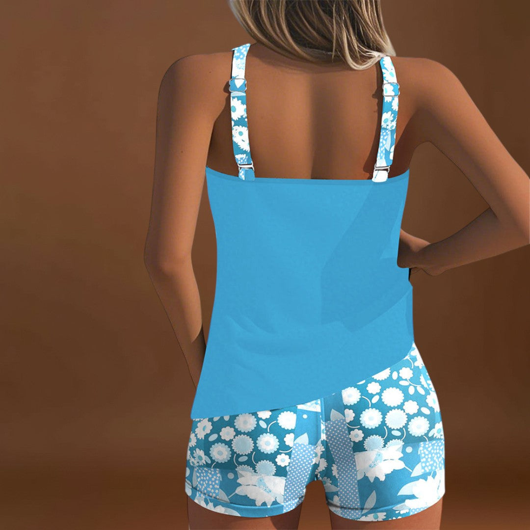 Mónika - Kétrészes virágmintás bikini szett