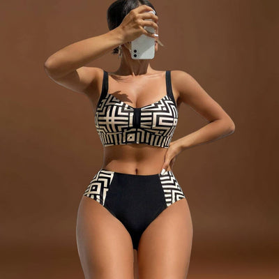 Helena - Elegáns, két részes bikini mintával