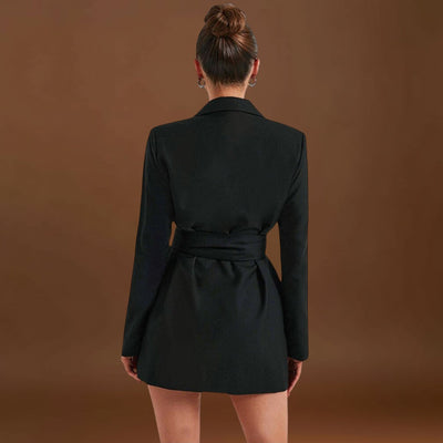 Csilla - Blézer Ruha V Nyakkivágással