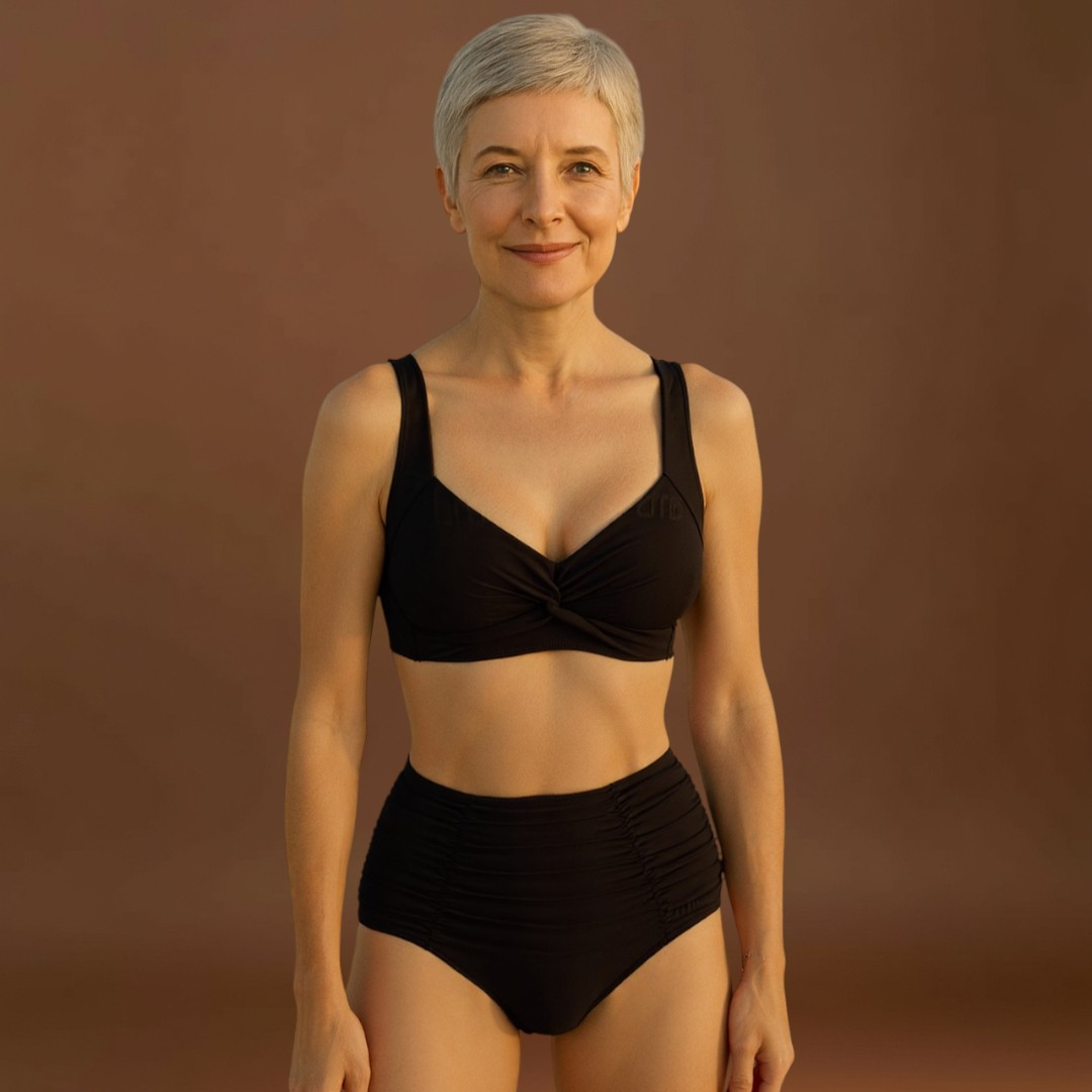 Fátima - Ráncos anyagú bikini