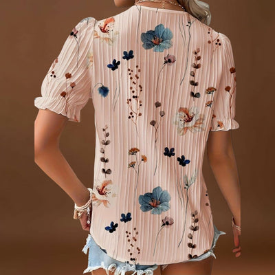 Letti - Elegáns blúz hegyes dekoltázzsal