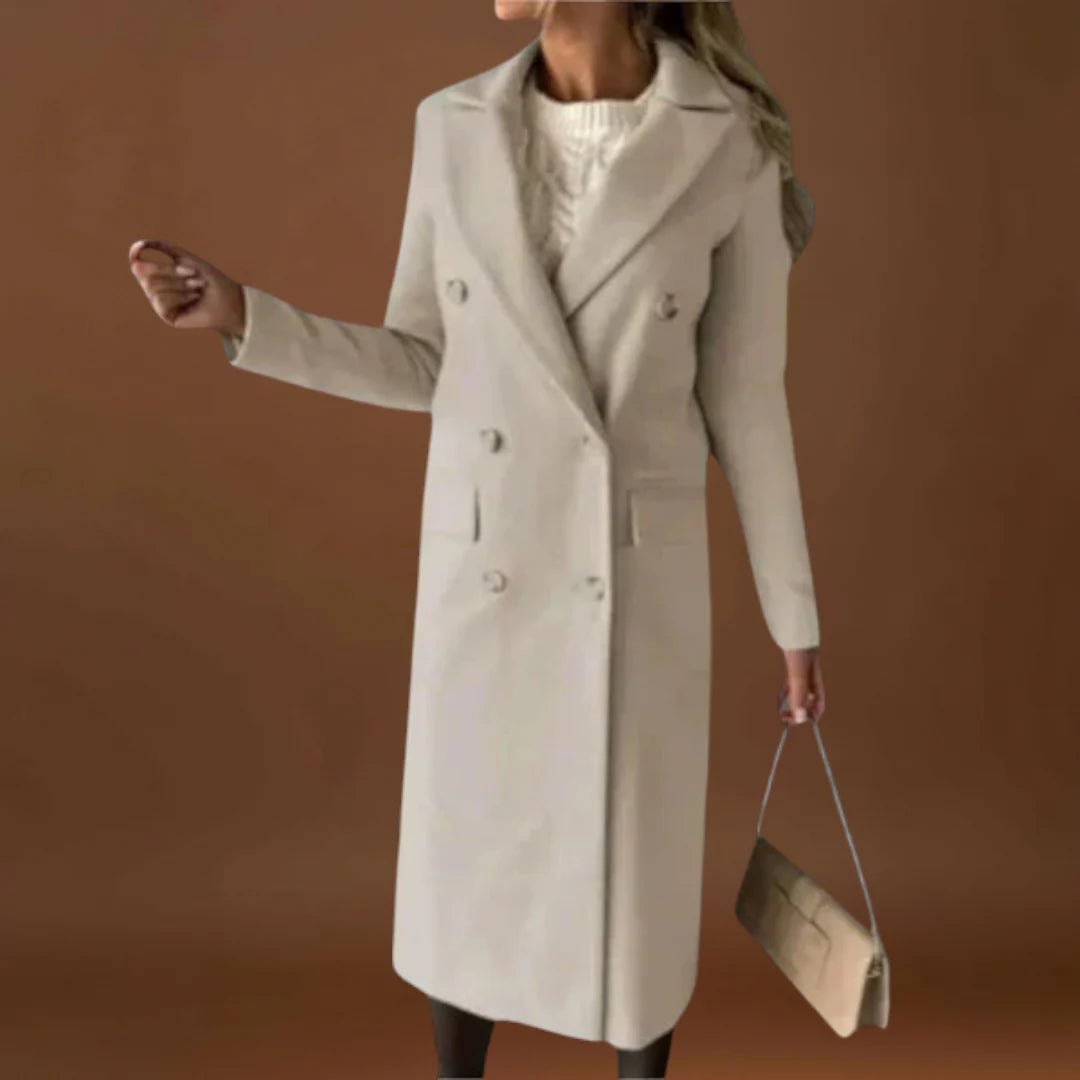 Larissa - Elegáns Gyapjú Kabát