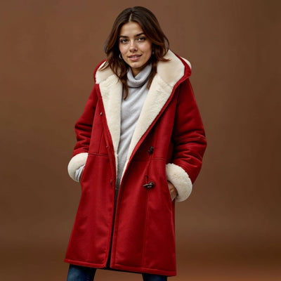 Lídia - Kényelmes Kabát Bőr Béleléssel