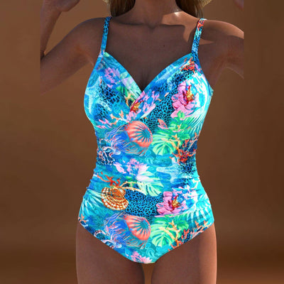 Vivien – Fürdőruha tengeri kivágásokkal