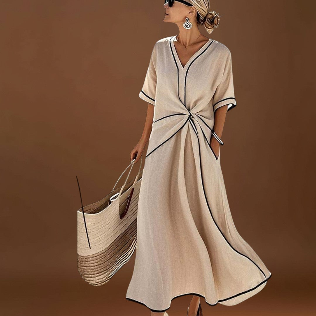 Kitti – Hosszú csíkos ruha