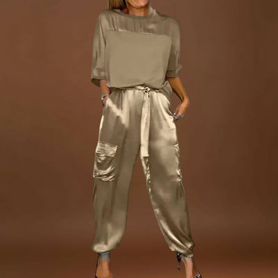 Dalida - 2 Részes Selyem Szett