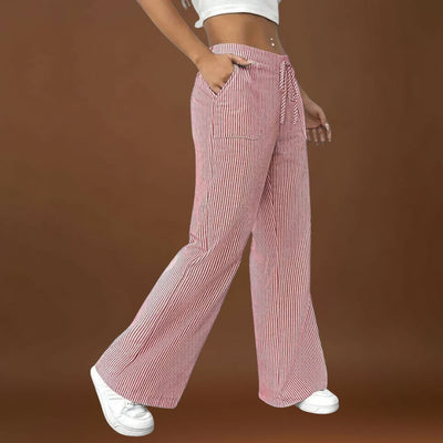 Emina - Elegáns részletekkel rendelkező kényelmes, bő nadrág