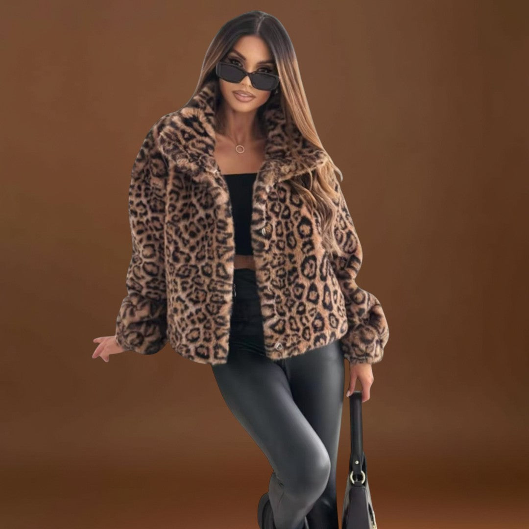 Malina - Leopárd Kabát