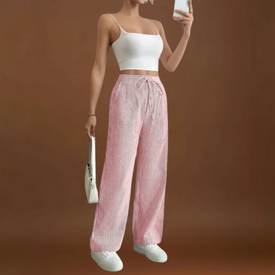 Emina - Elegáns részletekkel rendelkező kényelmes, bő nadrág