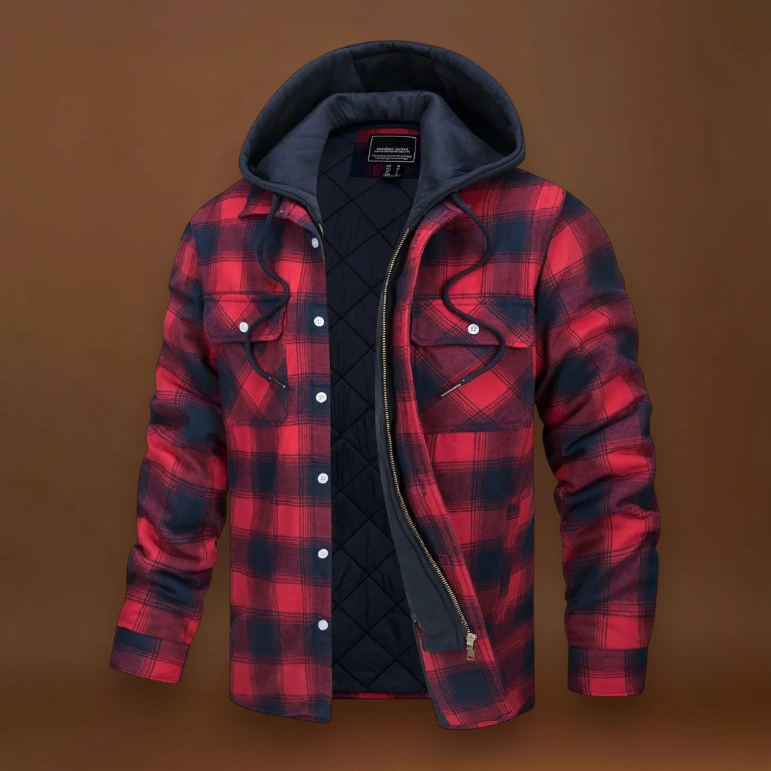 Kádár - Kockás Kabát Cipzárral