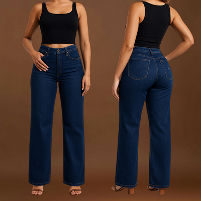 Abigél - Közepes derekú rugalmas farmernadrág