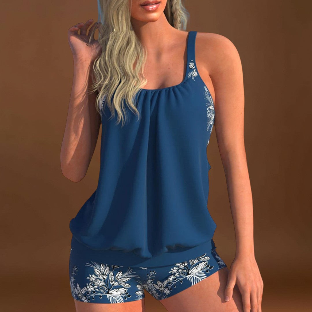 Mira - Klasszikus tankini virágmintával