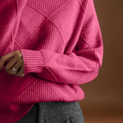 Ilza - Magas Galléros Pulóver